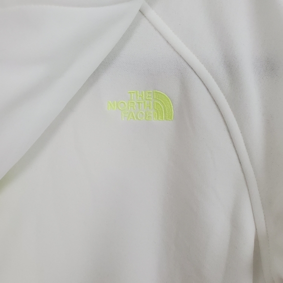 North Face asymetrical white hoodie zip jacket XS ❤ - Picture 8 of 8